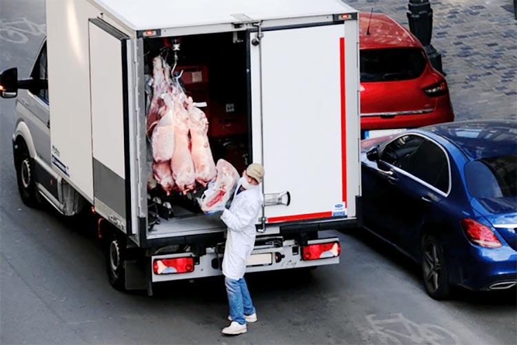 High-quality halal beef meat packaging for export markets