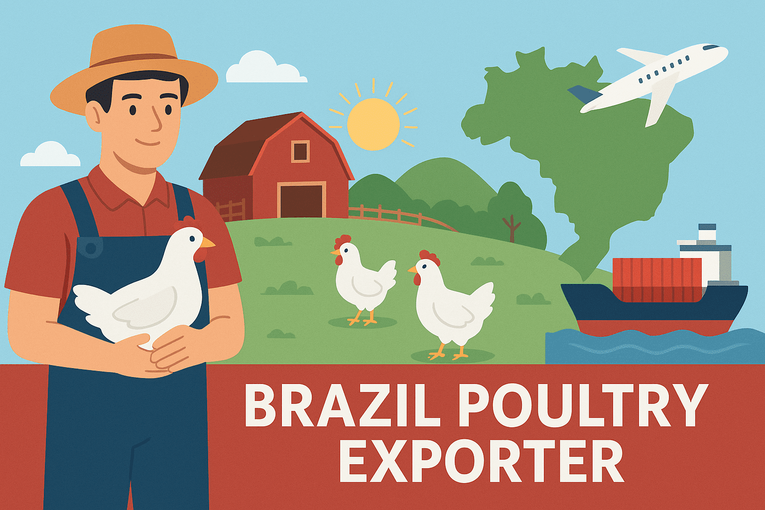 How Brazil Became the World’s Largest Chicken Exporter: A Detailed Timeline & Strategy