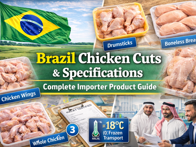 Brazil Chicken Cuts & Specifications: Complete Importer Product Guide