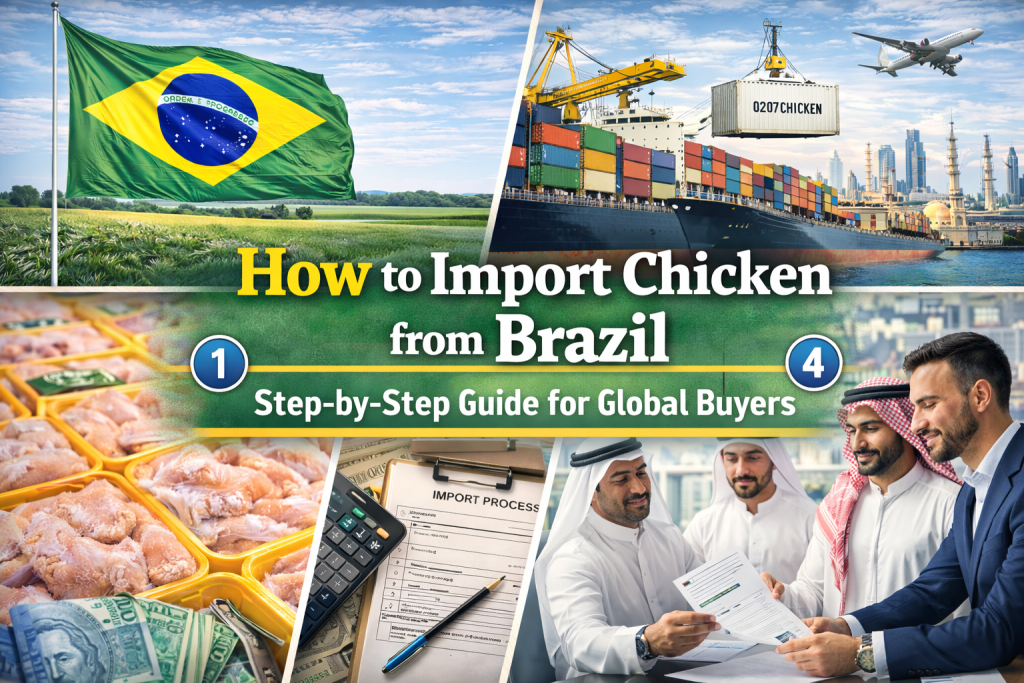 How to import chicken from Brazil step by step poultry trade process